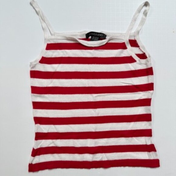 AMANDA VINCI / STRIPED TANK TOP / SIZE SMALL - Picture 1 of 6